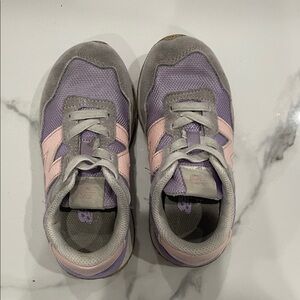 New Balance Kids' Lavender and Blush Sneakers